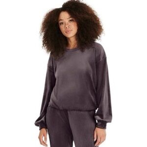 UGG Shanara Velvet Fleece Crewneck Pullover Sweatshirt